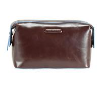 Piquadro Blue Square Trousse de toilette Cuir 23 cm brun