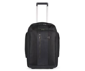 Piquadro Brief 2 roues Trolley à dos 53 cm Compartiment ordinateur noir