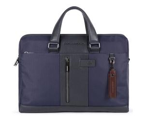 Piquadro Brief Attaché-case Protection RFID 41 cm Compartiment ordinateur bleu