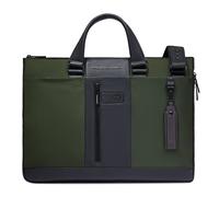 Piquadro Brief Porte-documents Protection RFID Cuir 42 cm Compartiment pour ordinateur portable vert