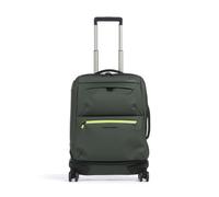 Piquadro Valise Trolley Cabine Mince déperlante à 4 Roues Homme Tissu Vert