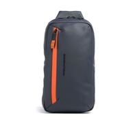 Piquadro C2Ow Sac sling bleu foncé, unisexe, 2L