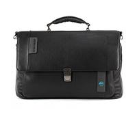 Piquadro - CA3111P15 - Collection Pulse - Besace, Noir (Noir) - CA3111P15/N