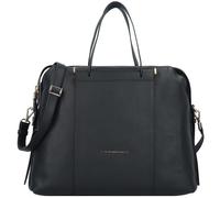 Piquadro Circle Attaché-case Cuir véritable 38 cm Compartiment ordinateur noir