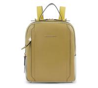Piquadro Circle Daypack Cuir véritable 32 cm jaune