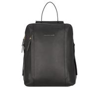 Piquadro - Sac en cuir noir pour ordinateur portable avec poche avant zippée - Femme - Sacs - Noir - Taille: ONE Size