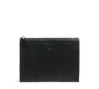 Piquadro Circle Étui tablette noir, cuir grainé, femme
