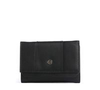 Piquadro Circle Porte-monnaie Protection RFID Cuir 14 cm noir