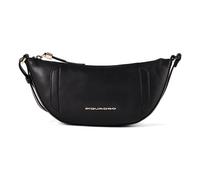 Piquadro Circle Sac banane Cuir véritable 30 cm noir
