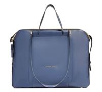 Piquadro Circle Sacoche en cuir pour ordinateur portable, 40 cm de capacité bleu