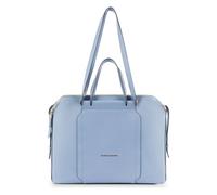 Piquadro Circle Sacoche en cuir pour ordinateur portable, 40 cm de capacité bleu