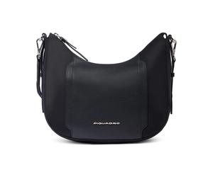 Piquadro - Circle Shoulder Bag - Femme - Sacs - Noir - Taille: ONE Size