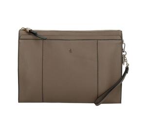 Piquadro Circle Tablet-Clutch Sac en cuir 30,5 cm brun