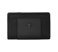 Piquadro - Circle Wallet with External Coin Pocket - Femme - Accessoires - Noir - Taille: ONE Size