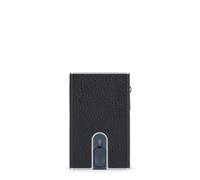 Piquadro - Compact wallet avec système coulissant - Homme - Accessoires - Noir - Taille: ONE Size