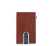 Piquadro - Compact wallet pour billets- monnaie et cartes de - Homme - Accessoires - Brun - Taille: ONE Size