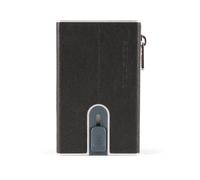 Piquadro - Compact wallet pour billets- monnaie et cartes de - Homme - Accessoires - Noir - Taille: ONE Size