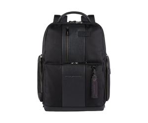Piquadro - Computer backpack with iPad®10-5’’/iPad 9-7” compa - Homme - Sacs - Noir - Taille: ONE Size