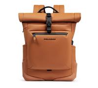 Piquadro - Corner 2.0 Rolltop Backpack 15-6" - Homme - Sacs - Brun - Taille: ONE Size