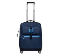 Piquadro Corner 4 roulettes Trolley de cabine 55 cm bleu