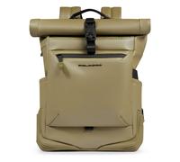 Piquadro Corner Daypack 42 cm Compartiment ordinateur beige