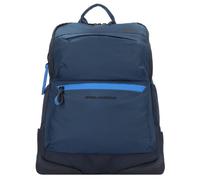 Piquadro Corner Daypack 44 cm Compartiment ordinateur bleu