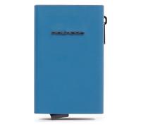 Piquadro Corner Porte-monnaie Protection RFID 7 cm bleu
