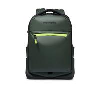 Piquadro - Corner Special Backpack - Homme - Sacs - Vert - Taille: ONE Size