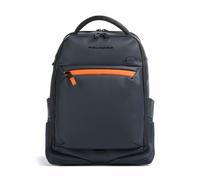 Piquadro Corner Special Sac à dos bleu, polyuréthane, unisexe