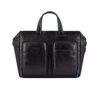 Piquadro - Élégant Porte-documents en Cuir avec Compartiment pour Ordinateur Portable - Femme - Sacs - Noir - Taille: ONE Size