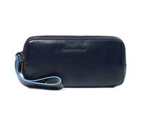Piquadro - Étui avec Trois Compartiments et Dragonne Amovible - Homme - Sacs - Bleu - Taille: ONE Size