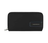 Piquadro, Femme, Accessoires, Noir, Taille: ONE Size Élégant Portefeuille Rfid à Fermeture Éclair Noir Femme