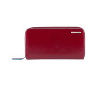 Piquadro, Femme, Accessoires, Rouge, Taille: ONE Size Portefeuille Rouge en Cuir avec 4 Compartiments