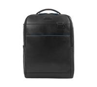 Piquadro, Femme, Sacs, Noir, Taille: ONE Size Sac à dos en cuir pour homme avec amortisseur