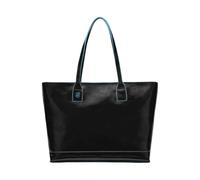 Piquadro, Femme, Sacs, Noir, Taille: ONE Size Sac de magasinage noir avec compartiment iPad®mini