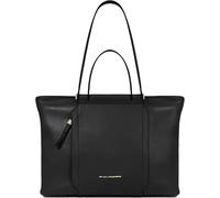 Piquadro, Femme, Sacs, Noir, Taille: ONE Size Sac de Shopping Ligne Cercle Noir