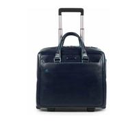 Piquadro, Femme, Valises, Bleu, Taille: ONE Size Sac Trolley Business Moderne pour Ordinateur Portable