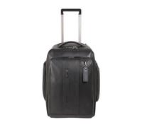 Piquadro, Femme, Valises, Noir, Taille: ONE Size Sac à dos Trolley Convertible pour PC et iPad