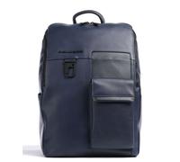 Piquadro Finn Sac à dos bleu foncé, homme, 10L