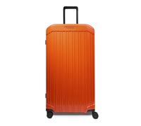 Piquadro - Hardside 4 wheel suitcase in trunk shape - unisex - Valises - Orange - Taille: ONE Size