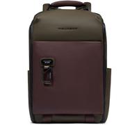 Piquadro Harper Daypack Cuir 44 cm Compartiment pour ordinateur portable olive