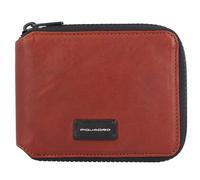 Piquadro Harper Porte-monnaie en cuir 14 cm brun