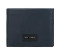 Piquadro Harper Porte-monnaie RFID cuir 11 cm bleu