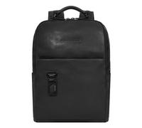Piquadro Harper Sac à dos professionnel Cuir 42 cm Compartiment pour ordinateur portable noir