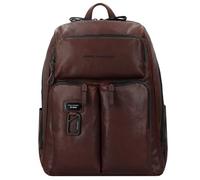 Piquadro Harper sac à dos RFID cuir 46 cm compartiment pour ordinateur portable brun