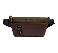 Piquadro Harper Sac banane Cuir 34 cm avec soufflet d'extension brun
