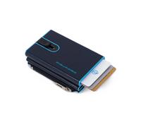 Piquadro, Homme, Accessoires, Bleu, Taille: ONE Size Portefeuille Compact