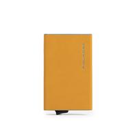 Piquadro, Homme, Accessoires, Jaune, Taille: ONE Size Porte-cartes Pop-up en métal avec protection Rfid