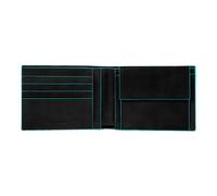 Piquadro, Homme, Accessoires, Noir, Taille: ONE Size Portefeuille Blue Square