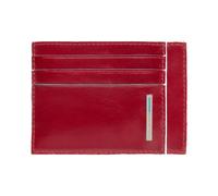 Piquadro, Homme, Accessoires, Rouge, Taille: ONE Size Porte-cartes en Cuir Portefeuilles